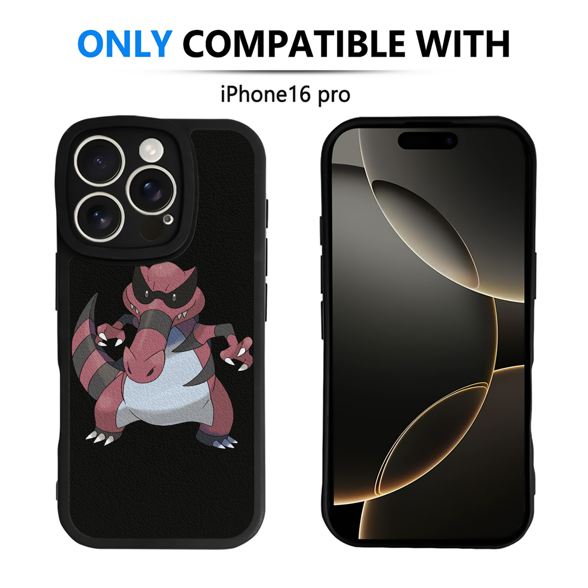 （画像用） ポケットモンスター Pokémon 【iPhone 16シリーズ対応】シリコンスマホケース（レザー調） 材質：シリコン